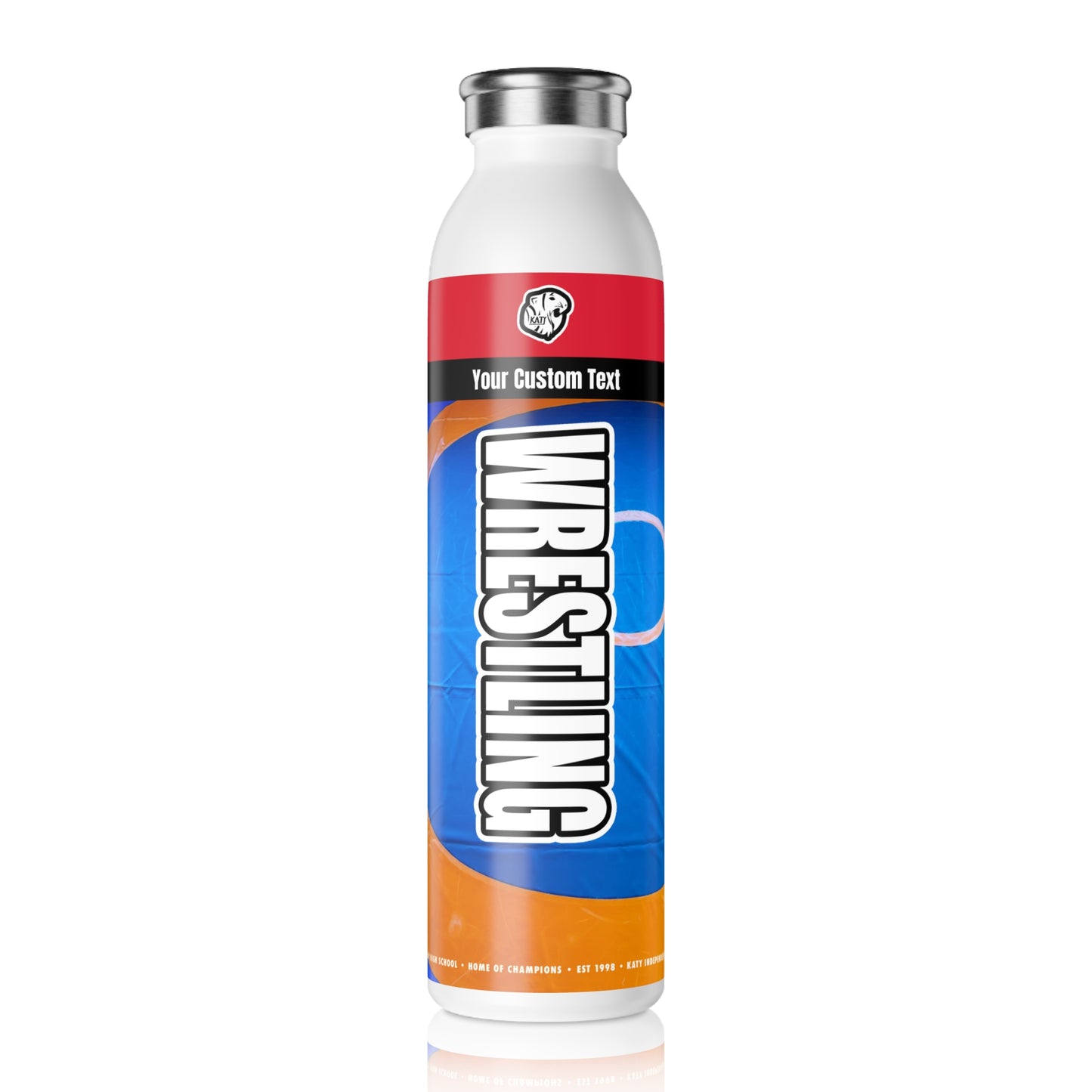 KHS - Wrestling Slim Water Bottle