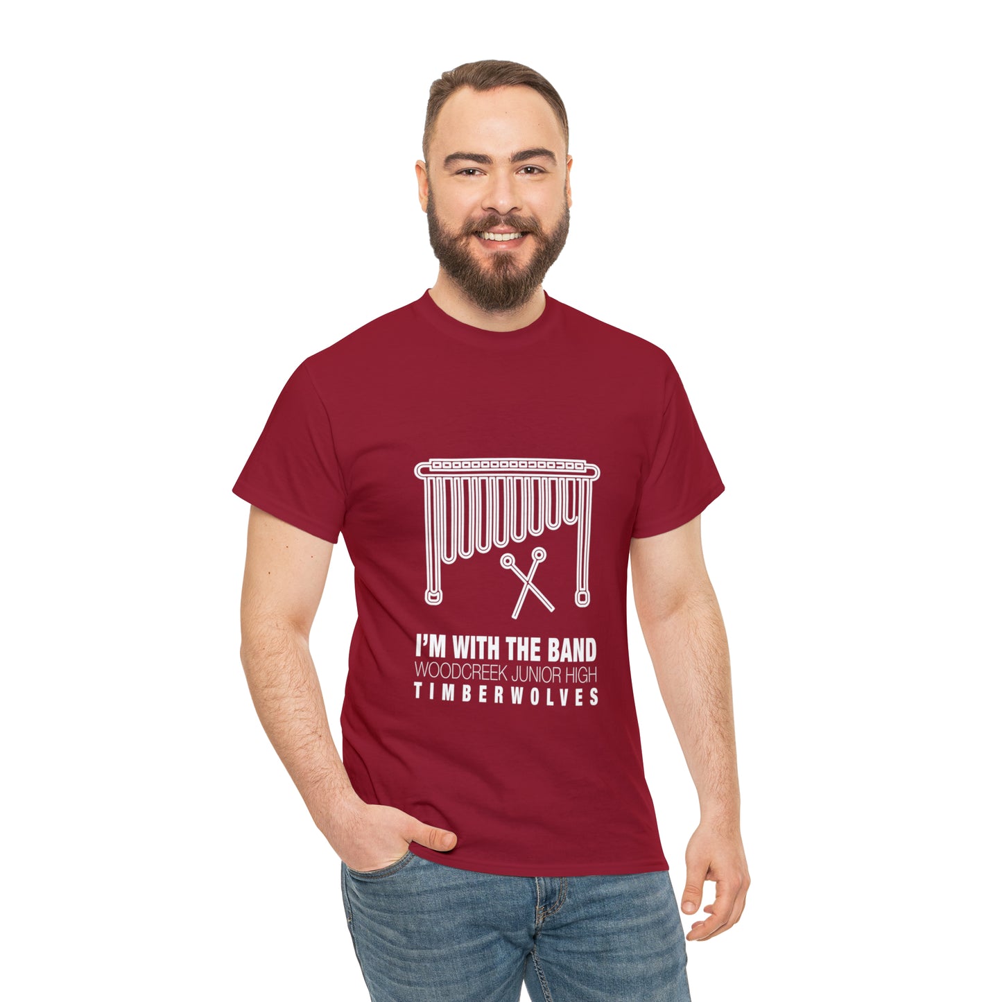 WCJH - I'M WITH THE BAND Adult Marimba Tee (13 color options)