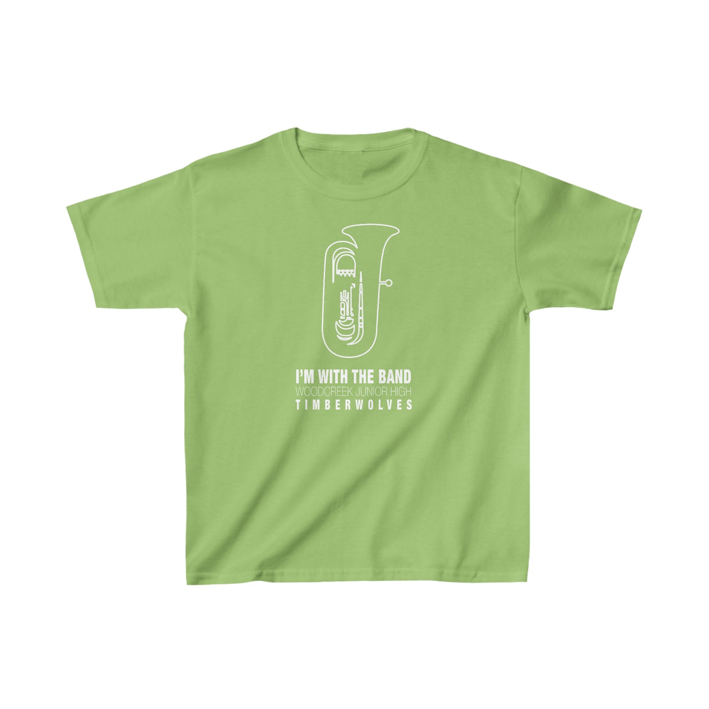 WCJH - I'M WITH THE BAND Youth Tuba Tee (13 color options)