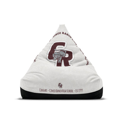 CRHS - Bean Bag Chair & Filling, White/Logo