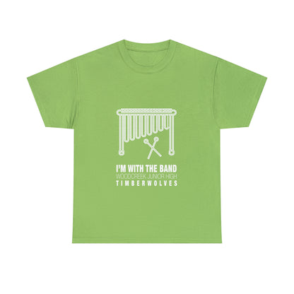 WCJH - I'M WITH THE BAND Adult Marimba Tee (13 color options)