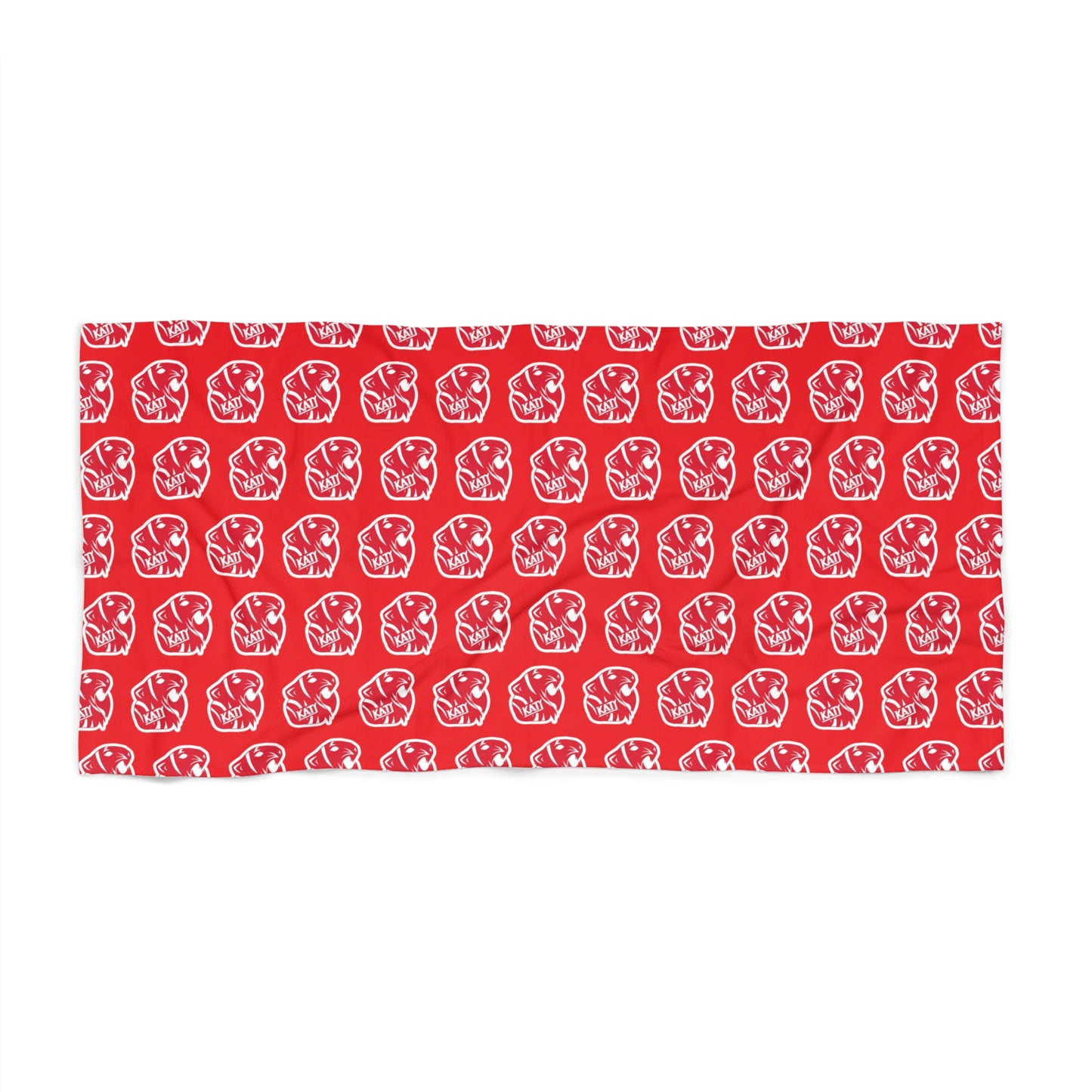 KHS - Mini Logo Beach Towel, Red