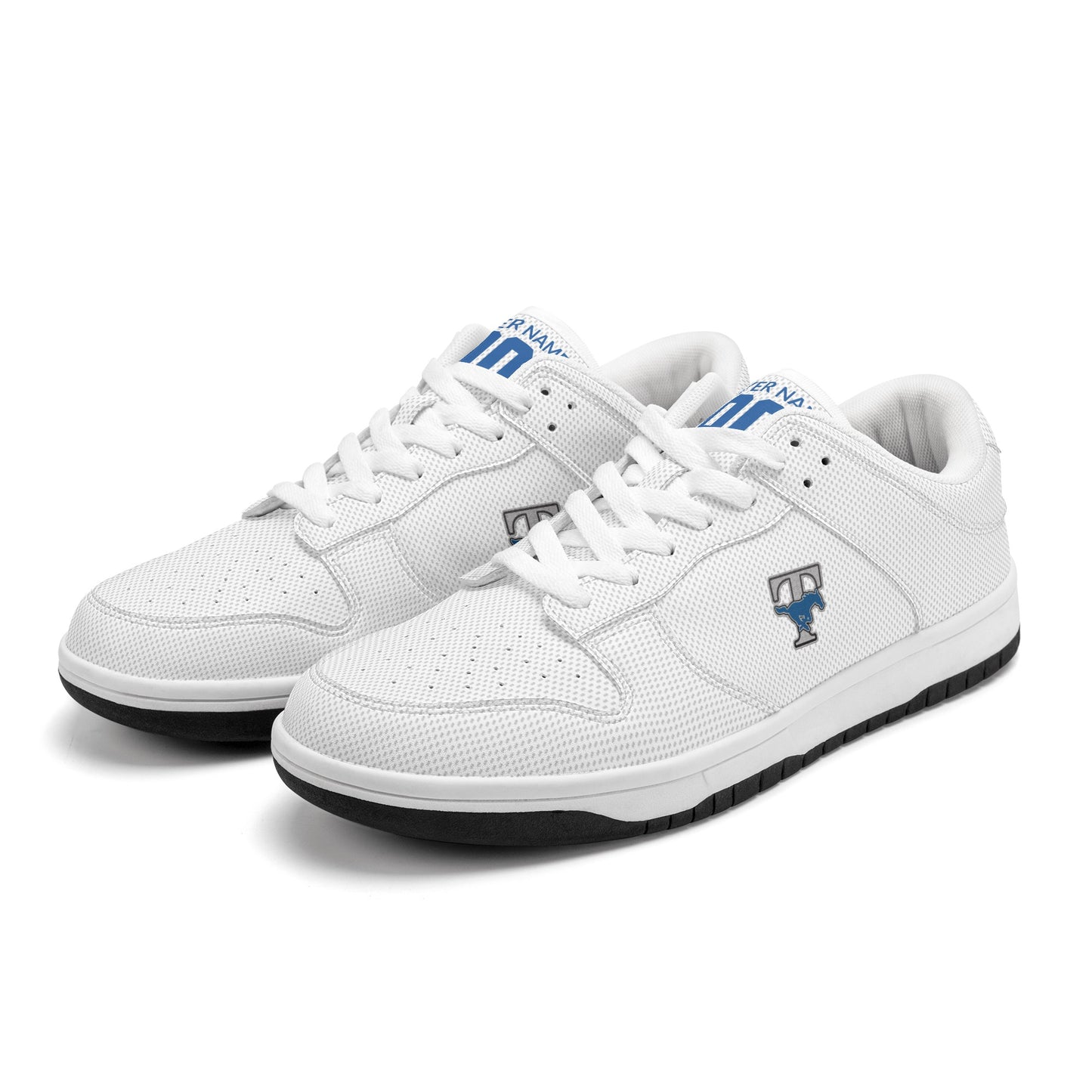 JETHS - Men's Dunk-Style Low Top Leather Sneakers