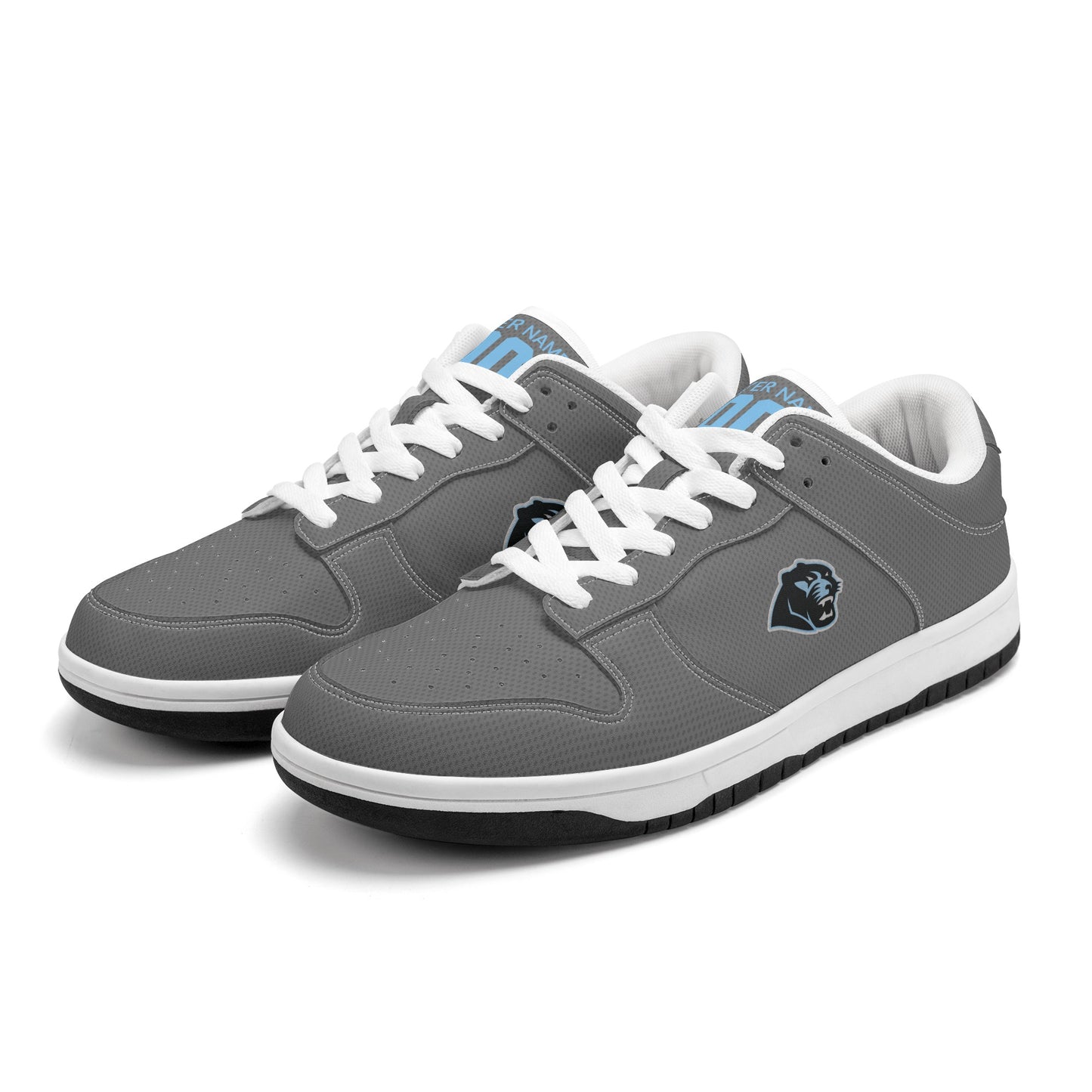 PHS - Men's Dunk-Style Low Top Leather Sneakers