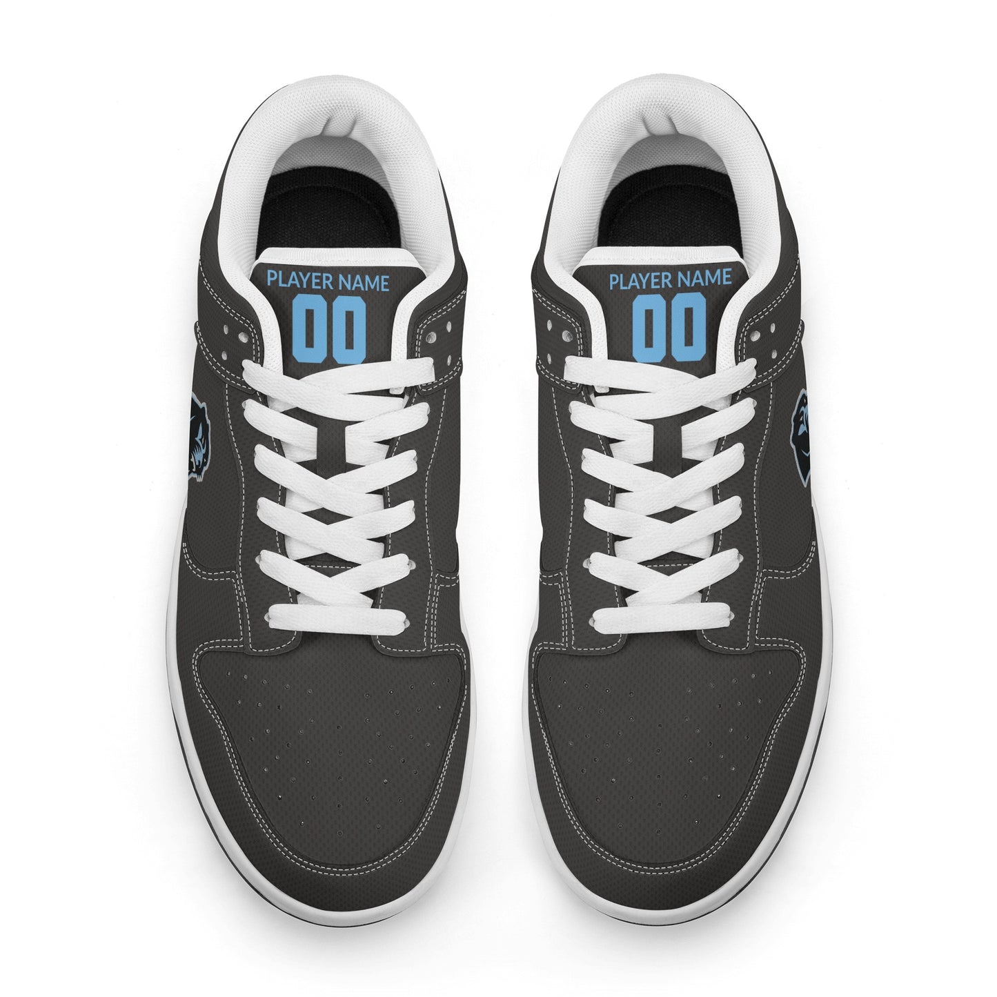 PHS - Men's Dunk-Style Low Top Leather Sneakers