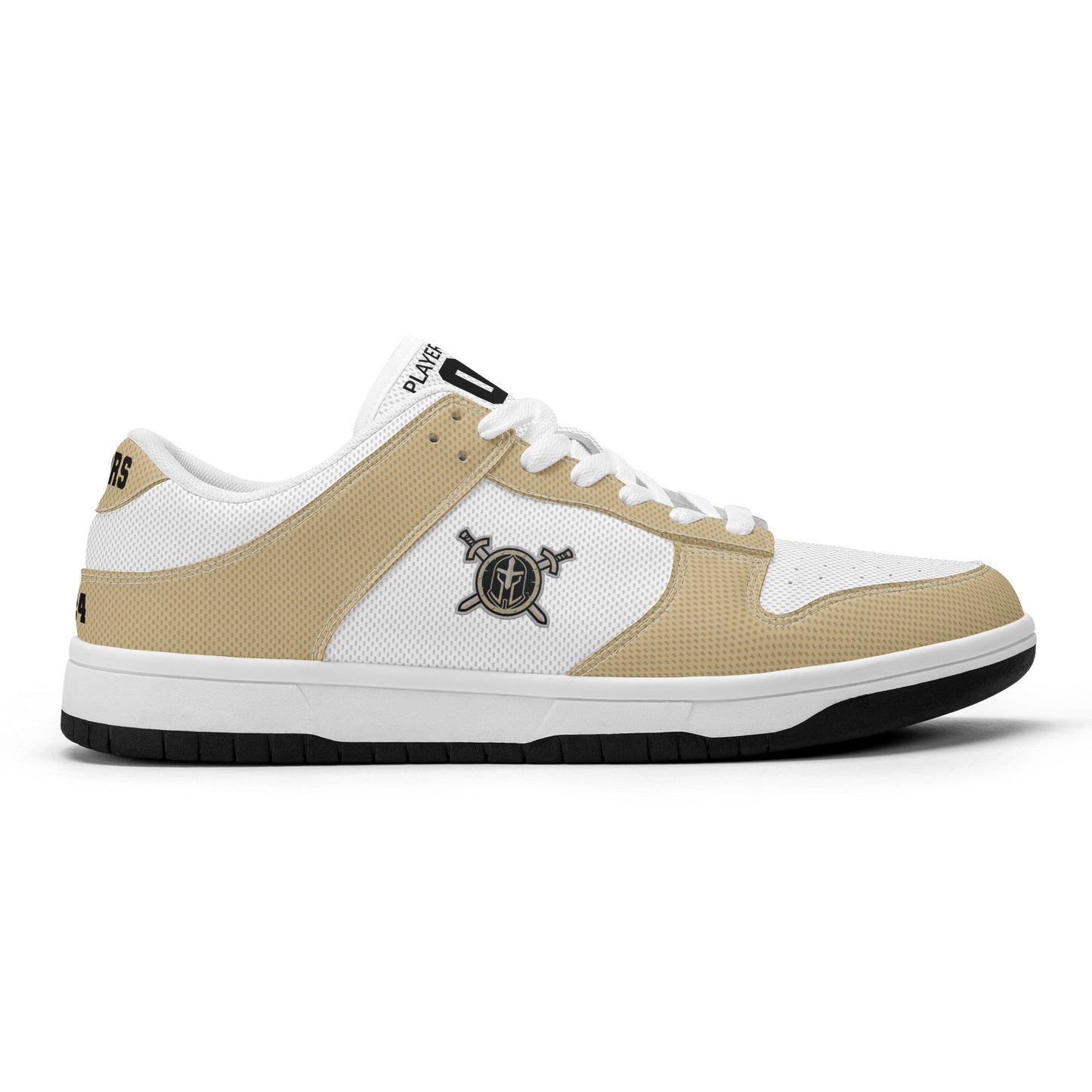 JHS - Mens D-Stylish Low Top Leather Sneakers, Two Tone