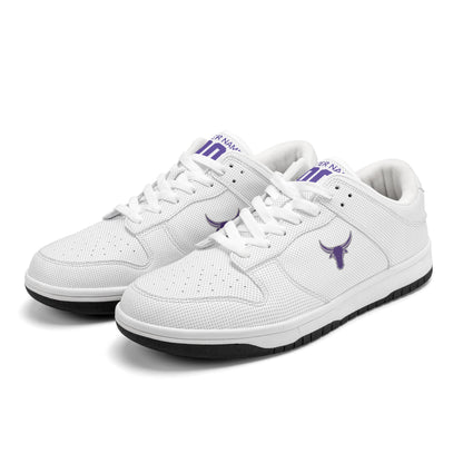 MRHS - Men's Dunk-Style Low Top Leather Sneakers