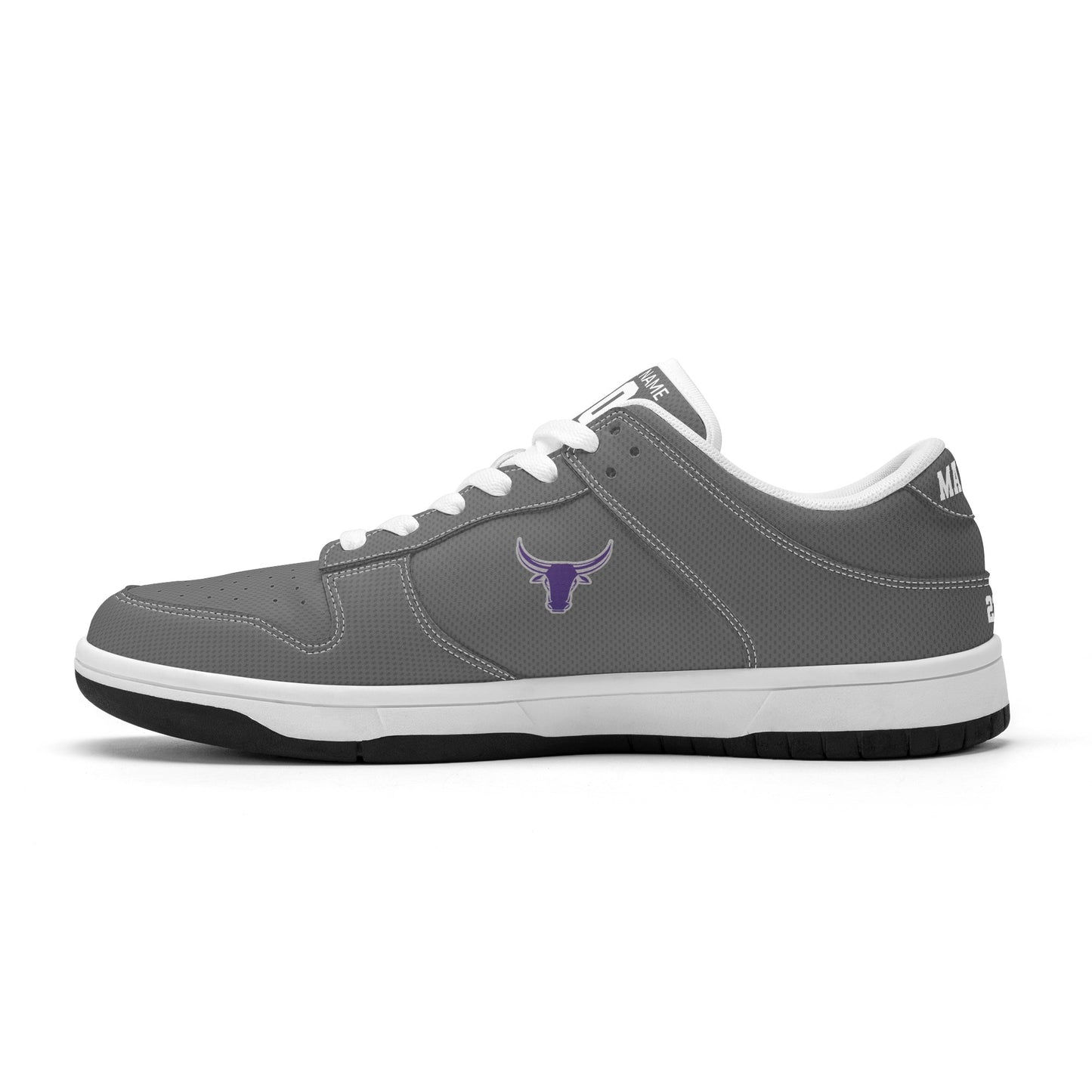 MRHS - Men's Dunk-Style Low Top Leather Sneakers