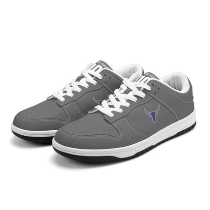 MRHS - Men's Dunk-Style Low Top Leather Sneakers