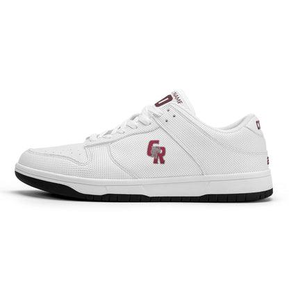 CRHS - Men's Dunk-Style Low Top Leather Sneakers