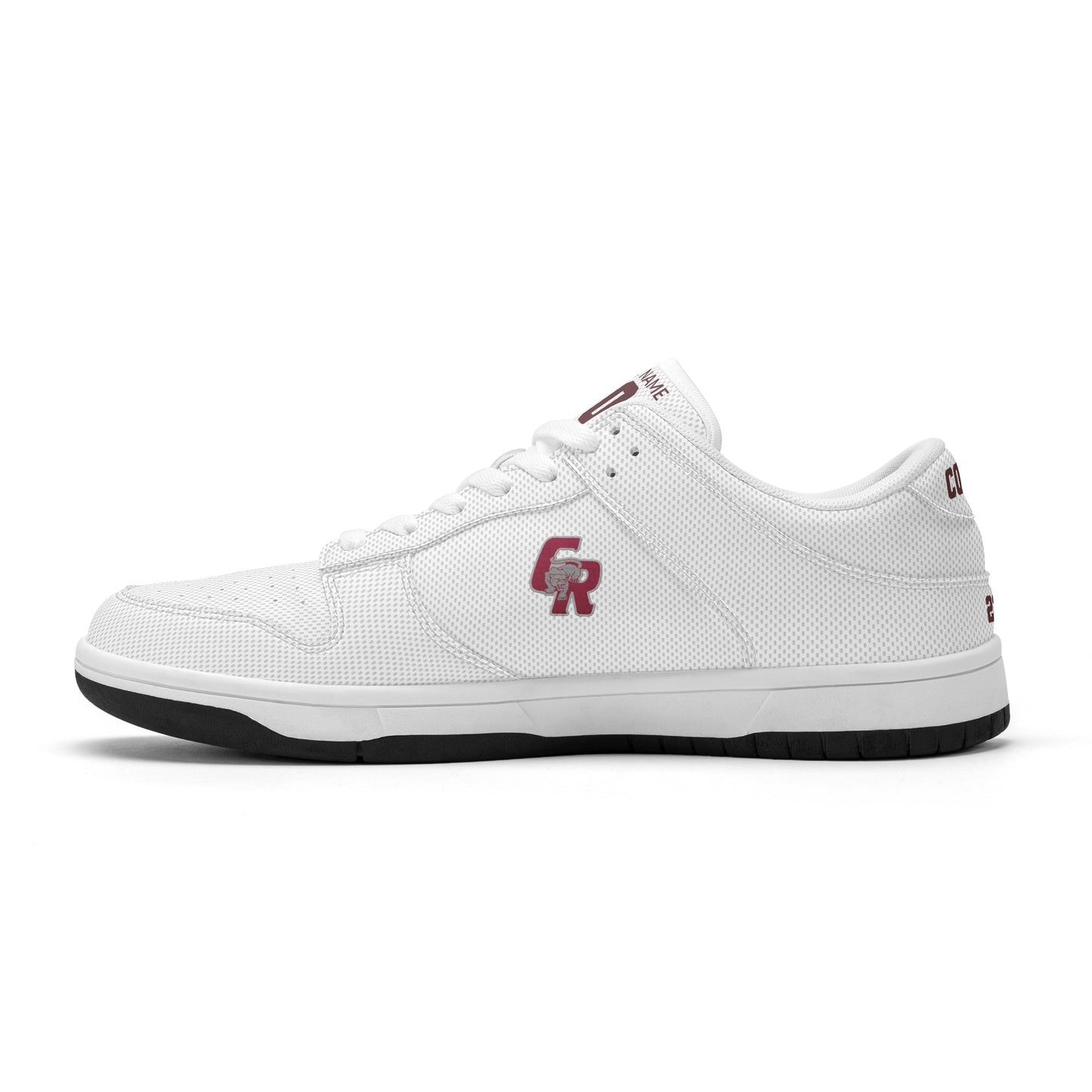 CRHS - Men's Dunk-Style Low Top Leather Sneakers