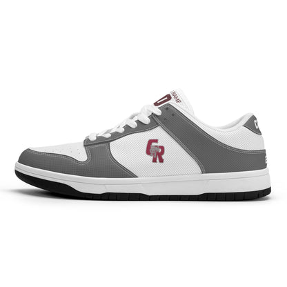 CRHS - Men's Dunk-Style Low Top Leather Sneakers