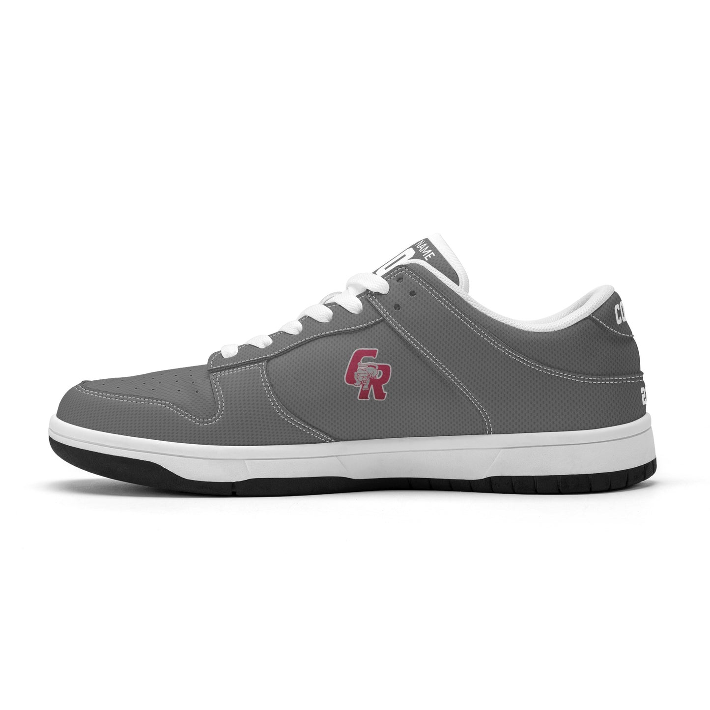 CRHS - Men's Dunk-Style Low Top Leather Sneakers