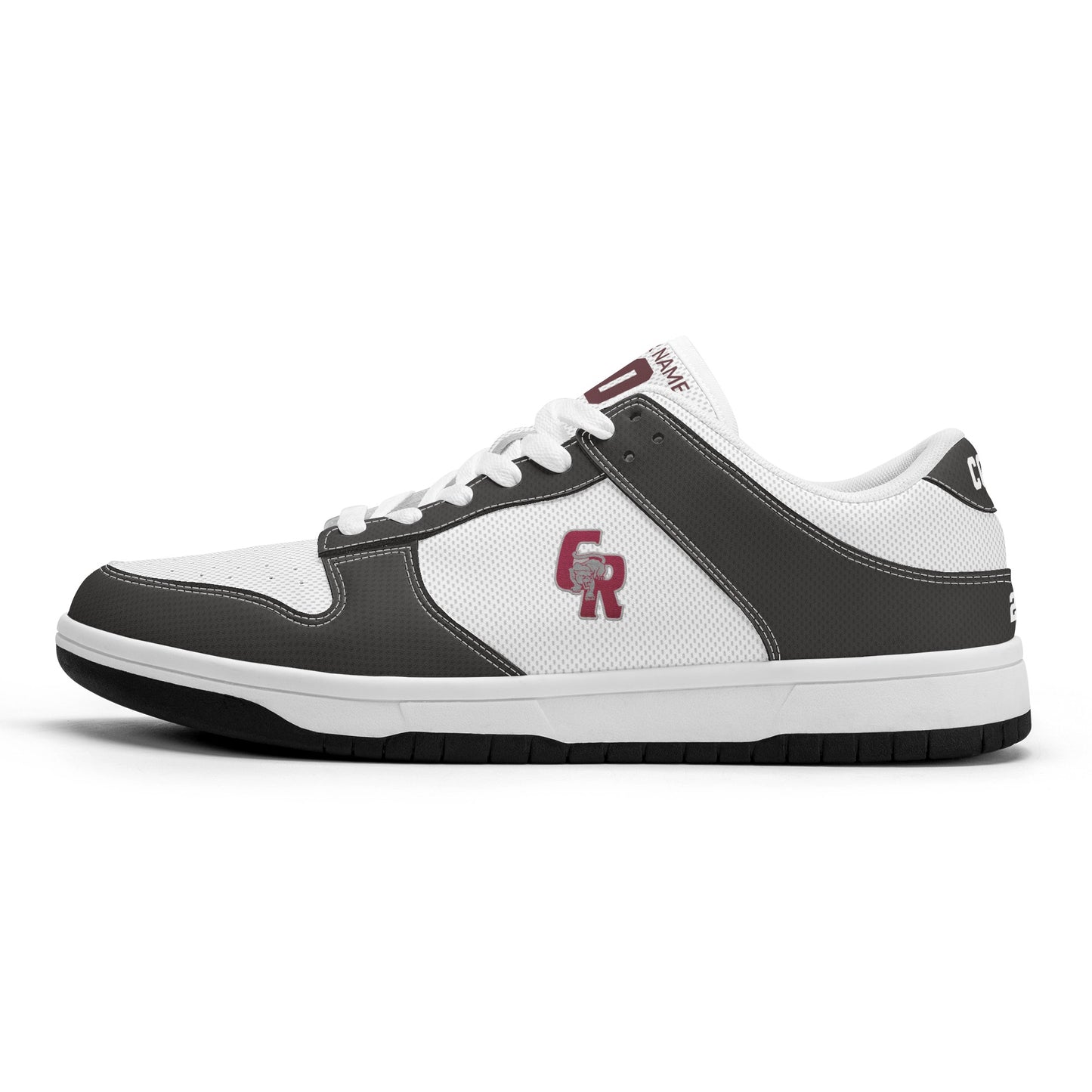 CRHS - Men's Dunk-Style Low Top Leather Sneakers