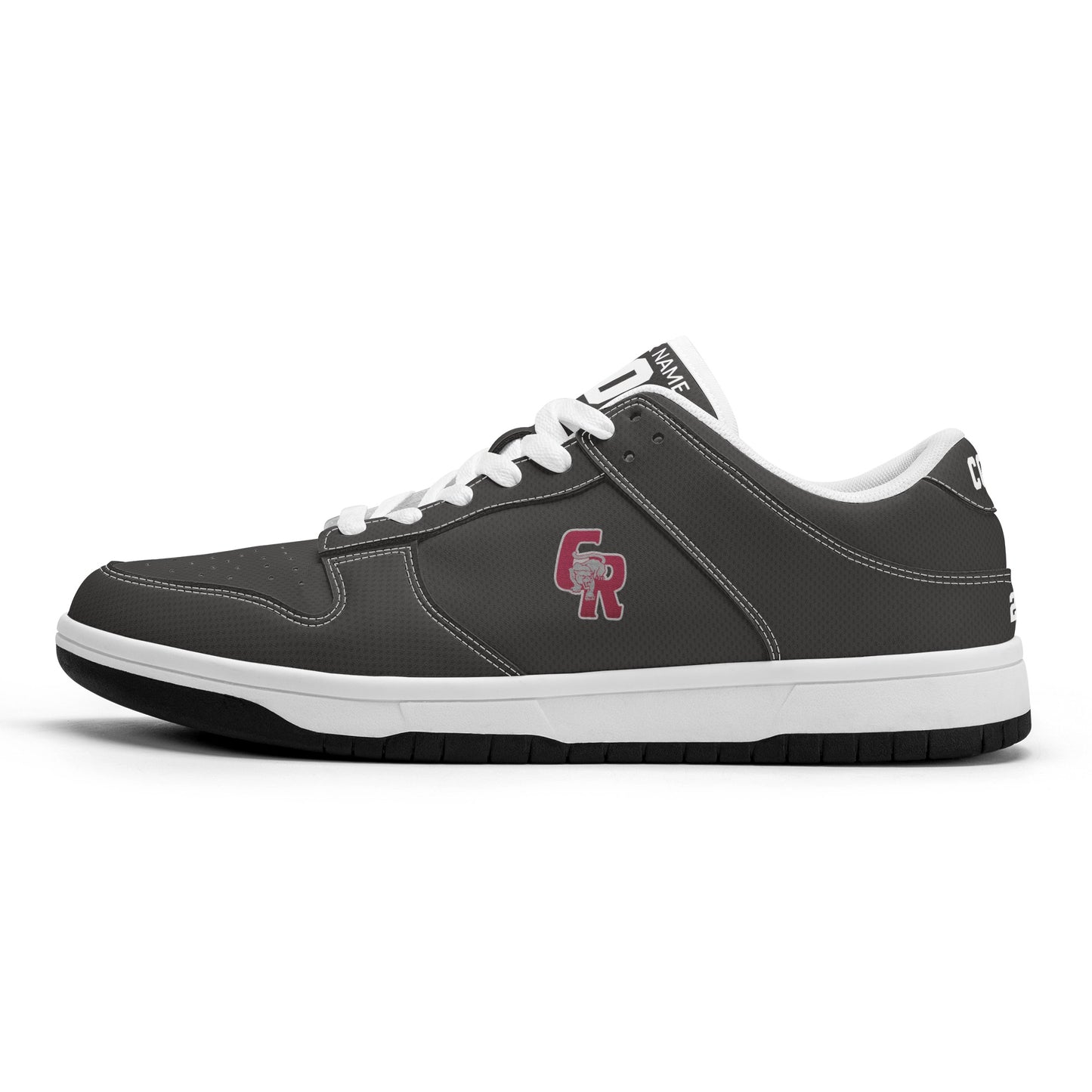 CRHS - Men's Dunk-Style Low Top Leather Sneakers