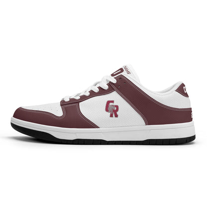 CRHS - Men's Dunk-Style Low Top Leather Sneakers