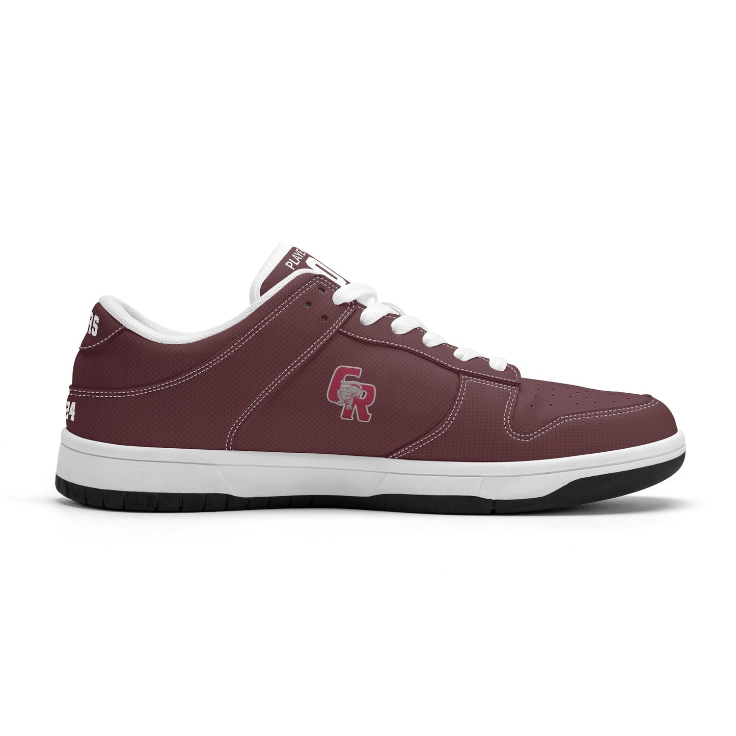 CRHS - Men's Dunk-Style Low Top Leather Sneakers