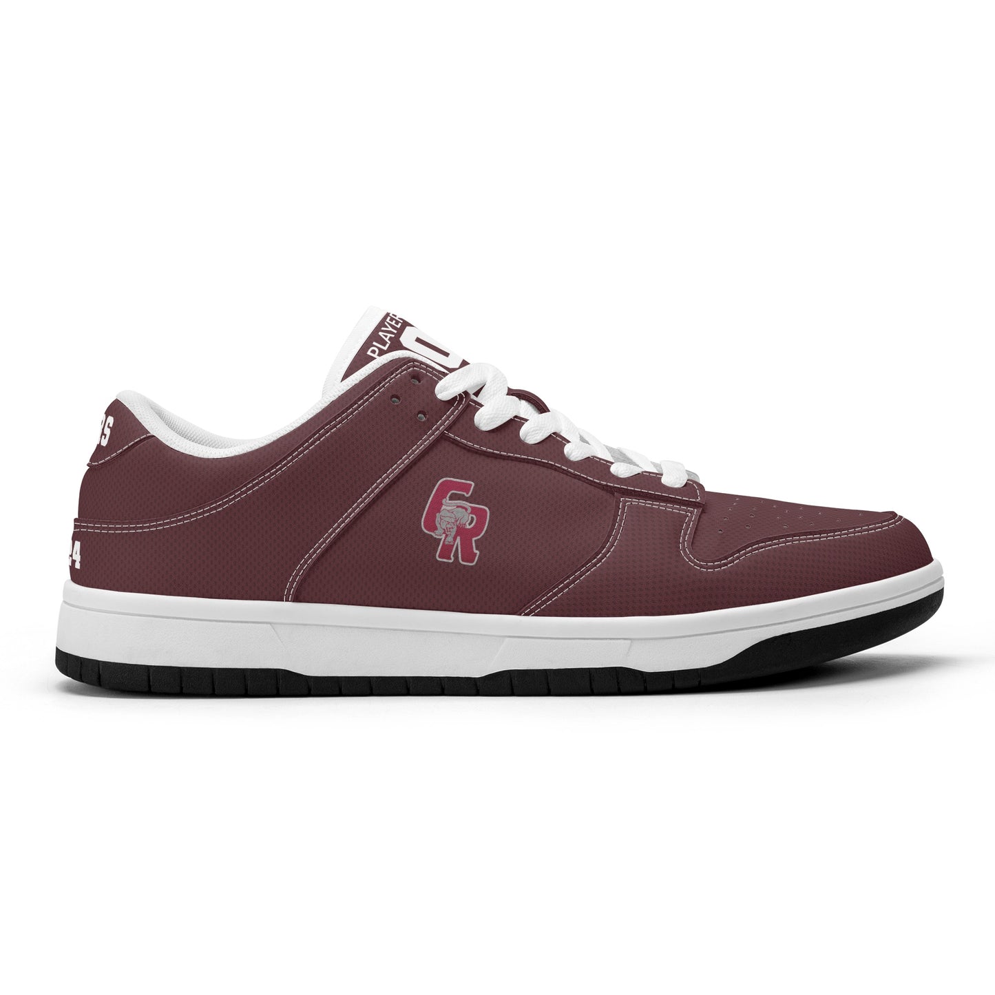 CRHS - Men's Dunk-Style Low Top Leather Sneakers