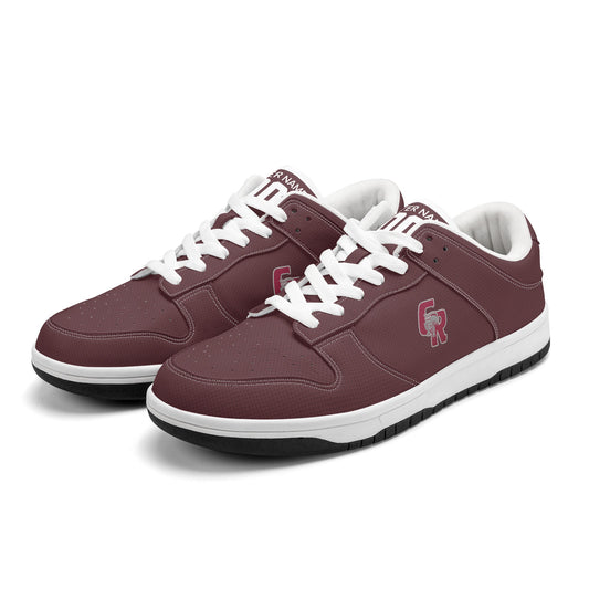 CRHS - Men's Dunk-Style Low Top Leather Sneakers