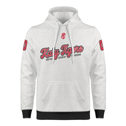 KHS - Paisley Pullover Hoodie, Red/White/Black