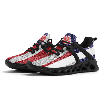 KHS - Women's New Elastic Sport Sneakers, Patriotic, 2 Options