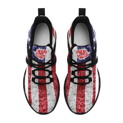 KHS - Women's New Elastic Sport Sneakers, Patriotic, 2 Options