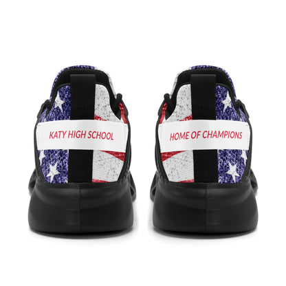 KHS - Women's New Elastic Sport Sneakers, Patriotic, 2 Options