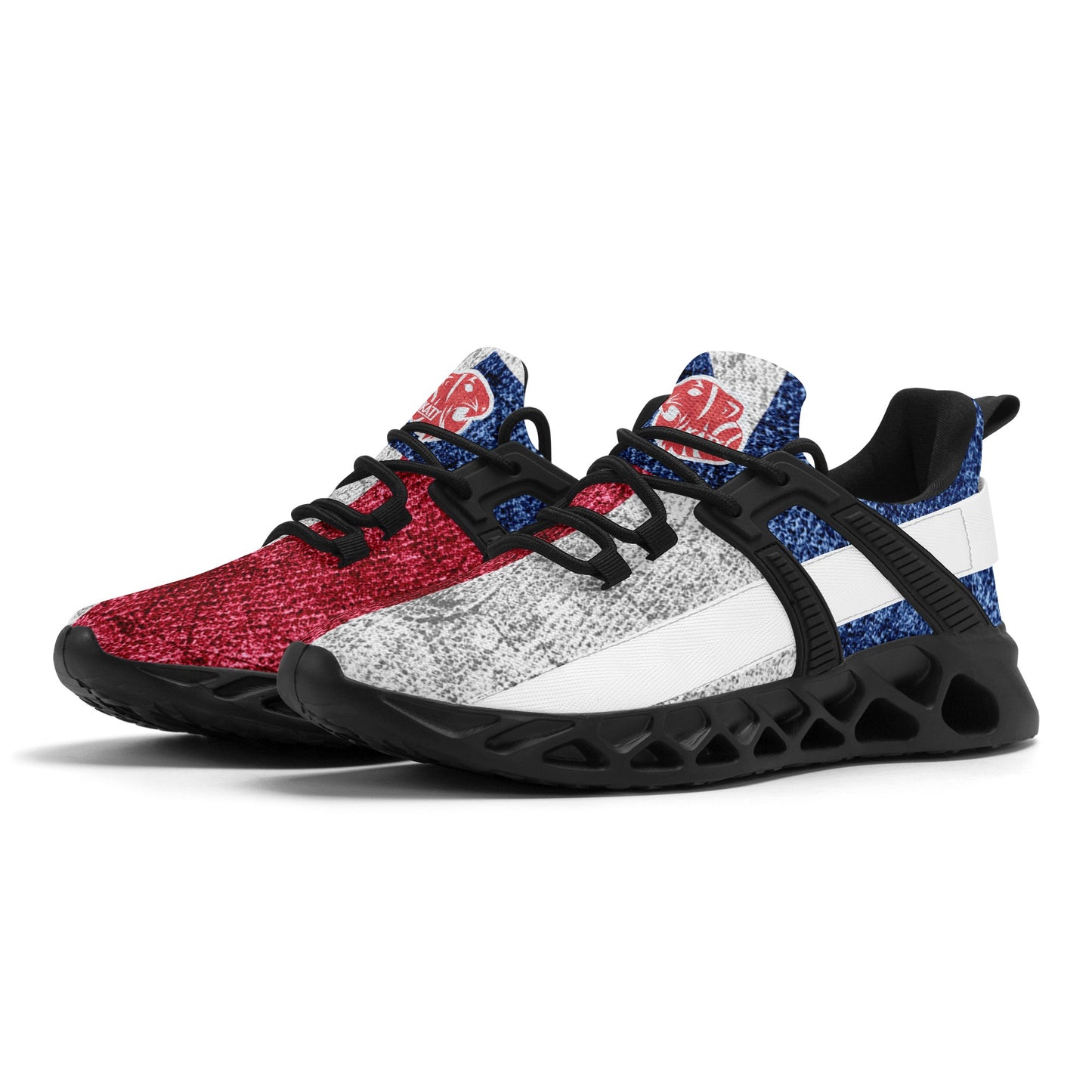 KHS - Women's New Elastic Sport Sneakers, Patriotic, 2 Options