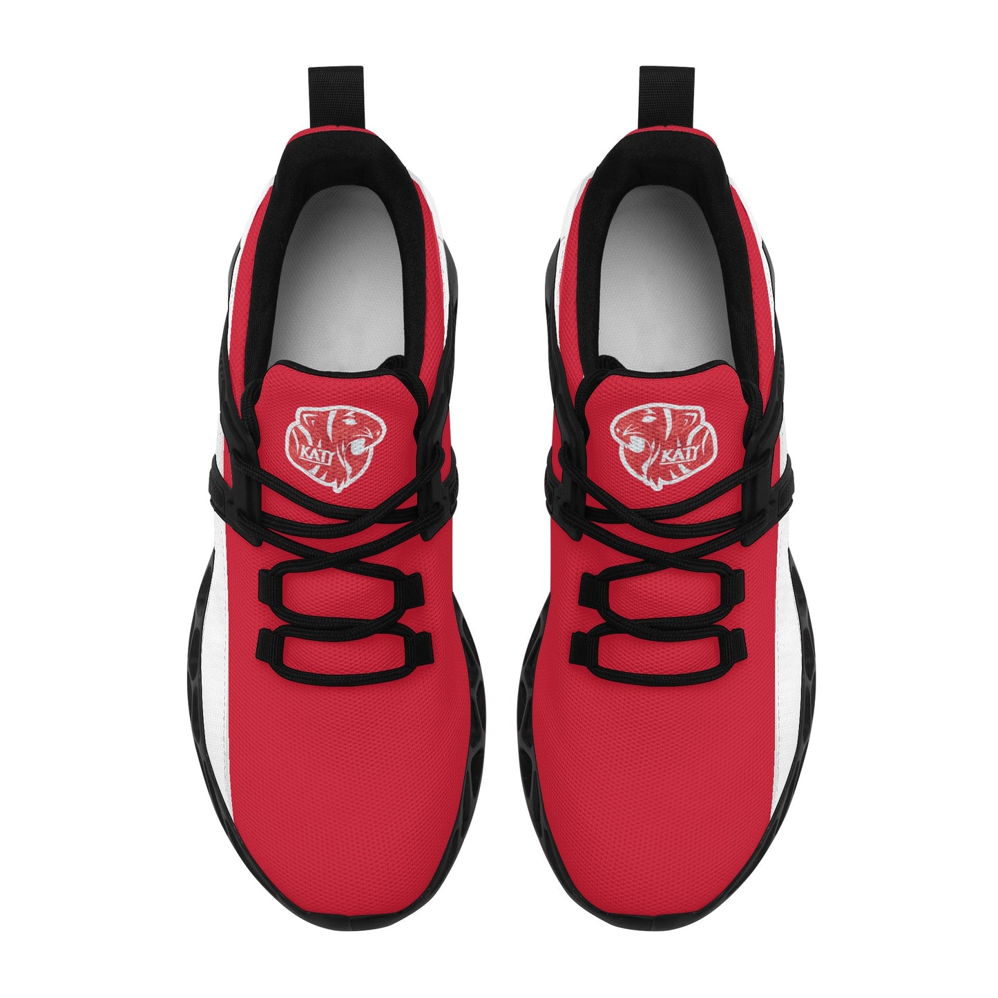 KHS - Men's New Elastic Sport Sneakers, Stripe, 3 Color Options