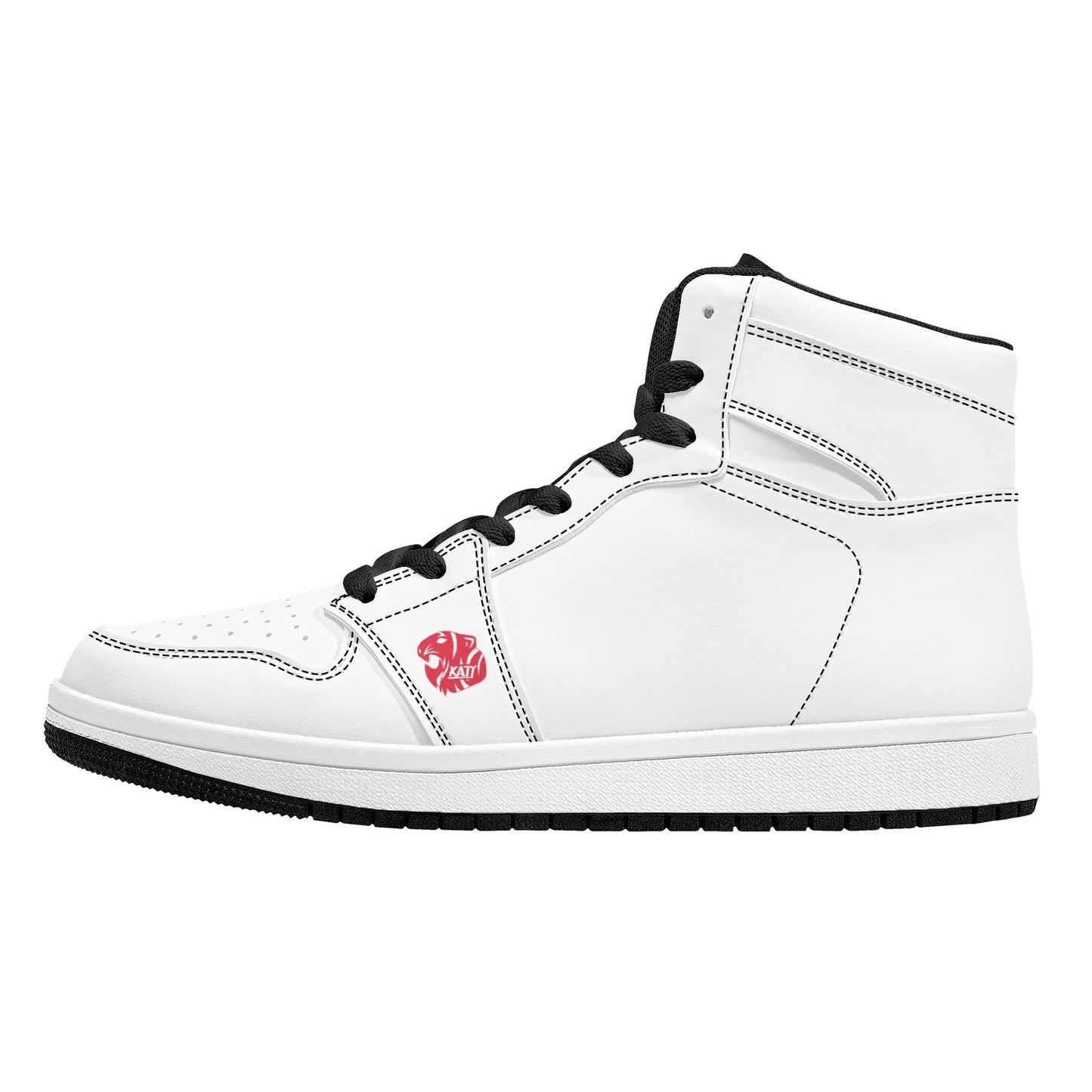 KHS - Men's High Top Leather Sneakers, Custom Design