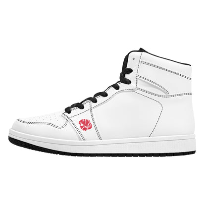 KHS - Men's High Top Leather Sneakers, Custom Design