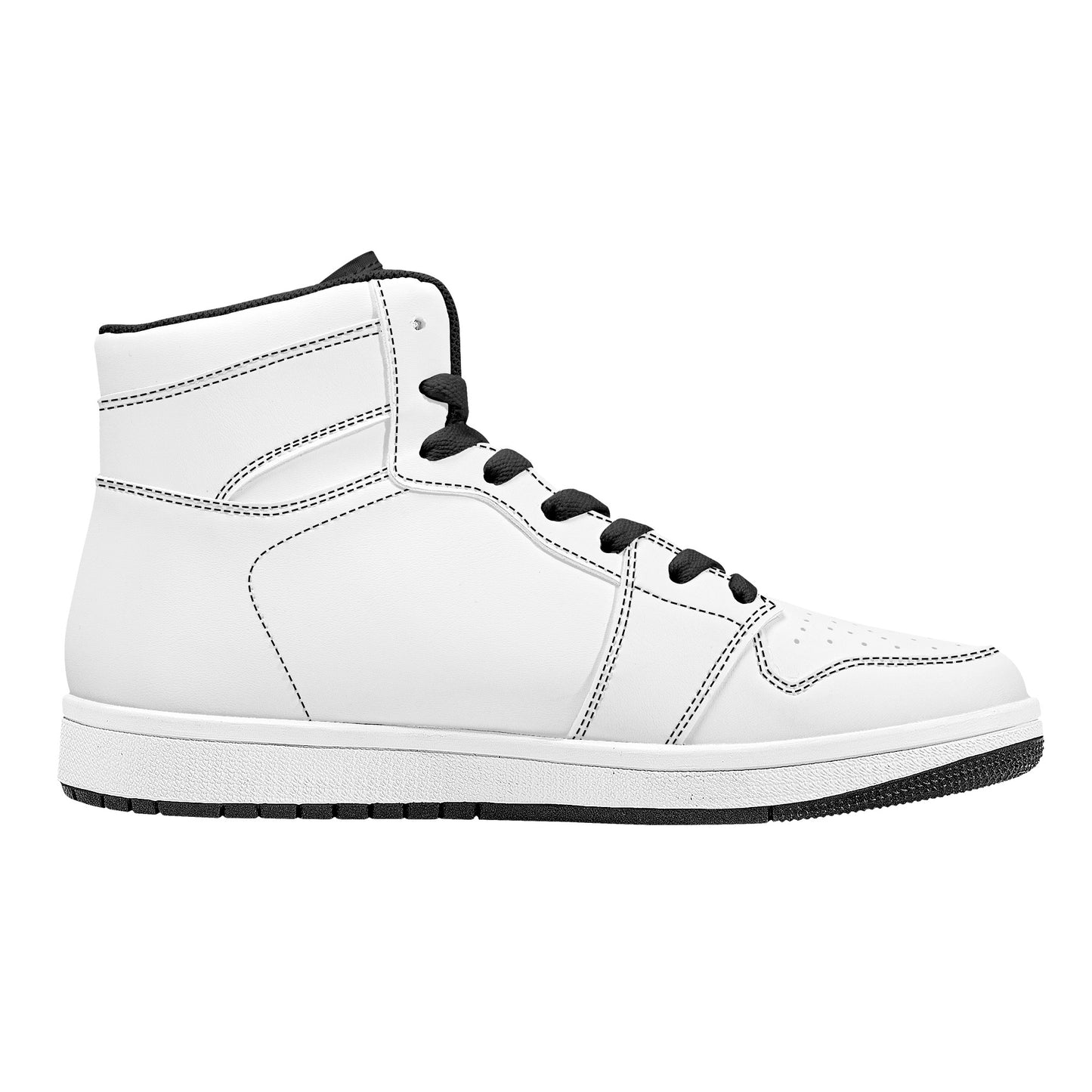 KHS - Men's High Top Leather Sneakers, Custom Design