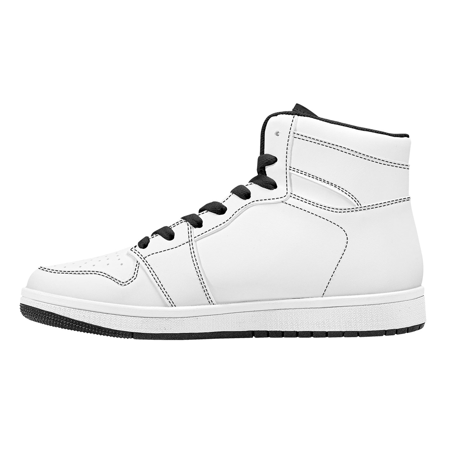 KHS - Men's High Top Leather Sneakers, Custom Design