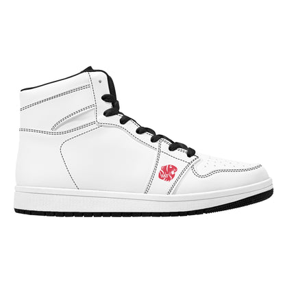 KHS - Men's High Top Leather Sneakers, Custom Design