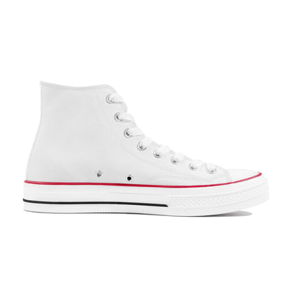 KHS - Mens/Womens Classic High Top Canvas Shoes, Custom Design