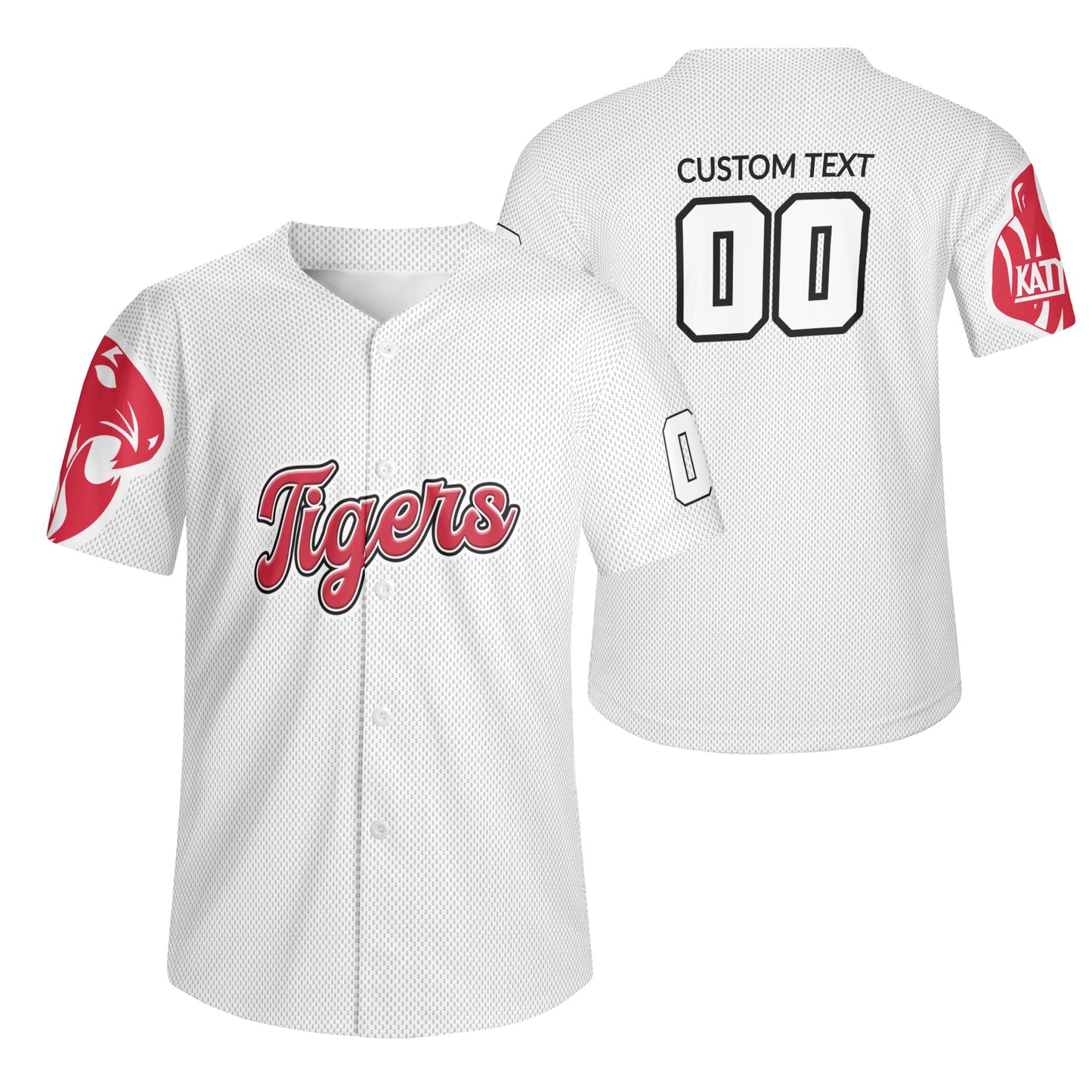 KHS - White Baseball Jersey