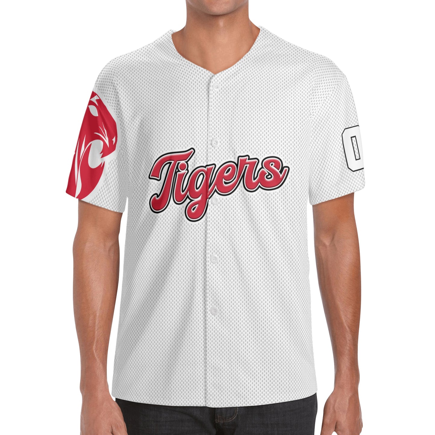 KHS - White Baseball Jersey