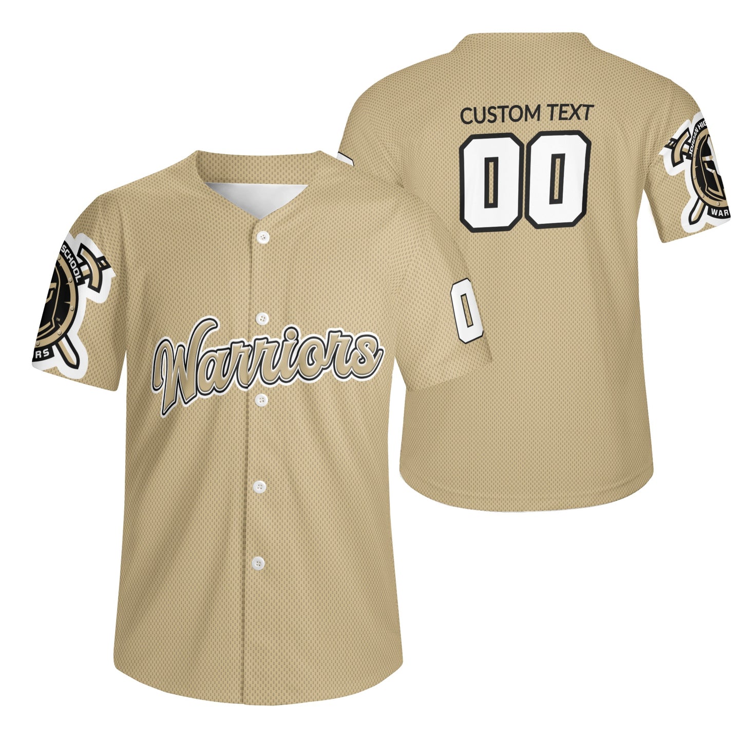 JHS - Gold Baseball Jersey