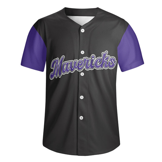 MRHS - Black/Purple Baseball Jersey