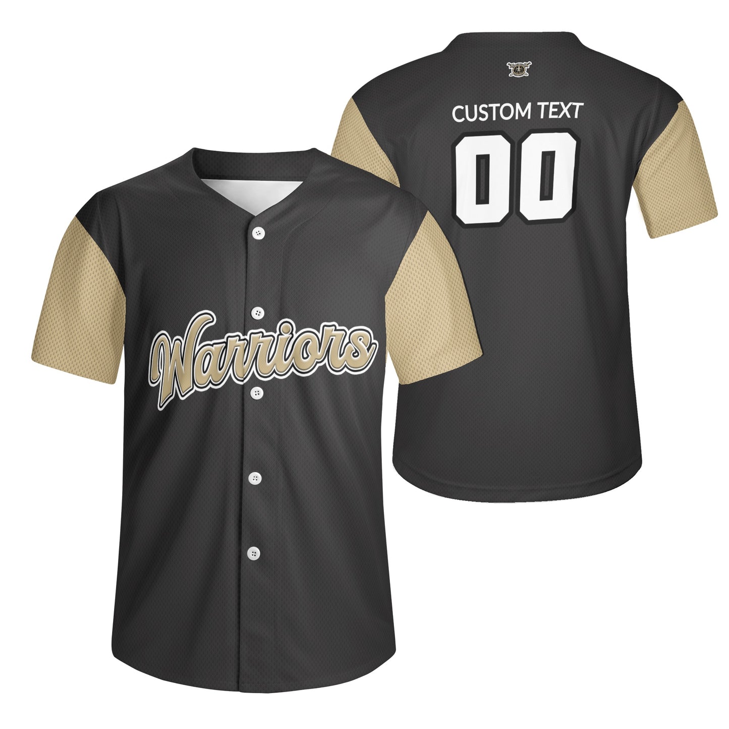 JHS - Black/Gold Baseball Jersey
