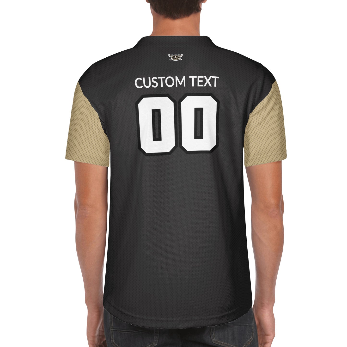 JHS - Black/Gold Baseball Jersey