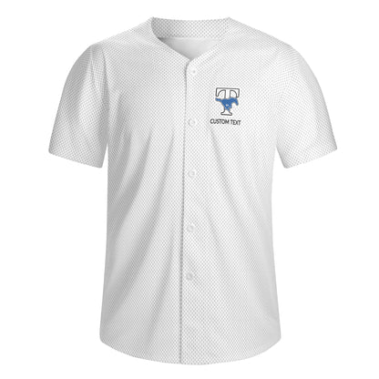 JETHS - White Logo Baseball Jersey