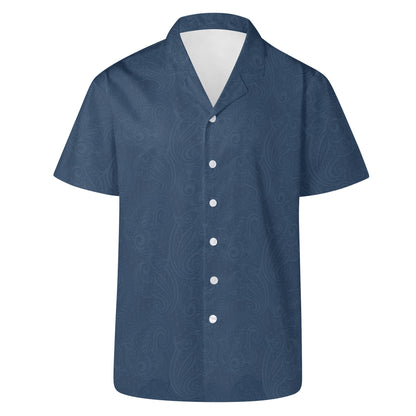 OTHS - Hawaiian Casual Shirt, Blue/Blue