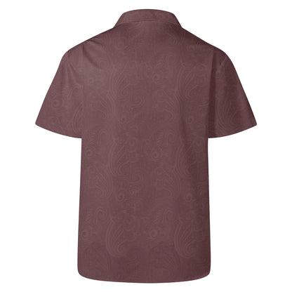 CRHS - Hawaiian Casual Shirt, Maroon/Maroon