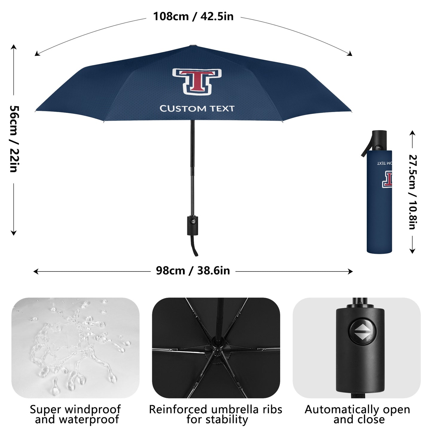 OTHS - Handheld Auto Open/Close Umbrella