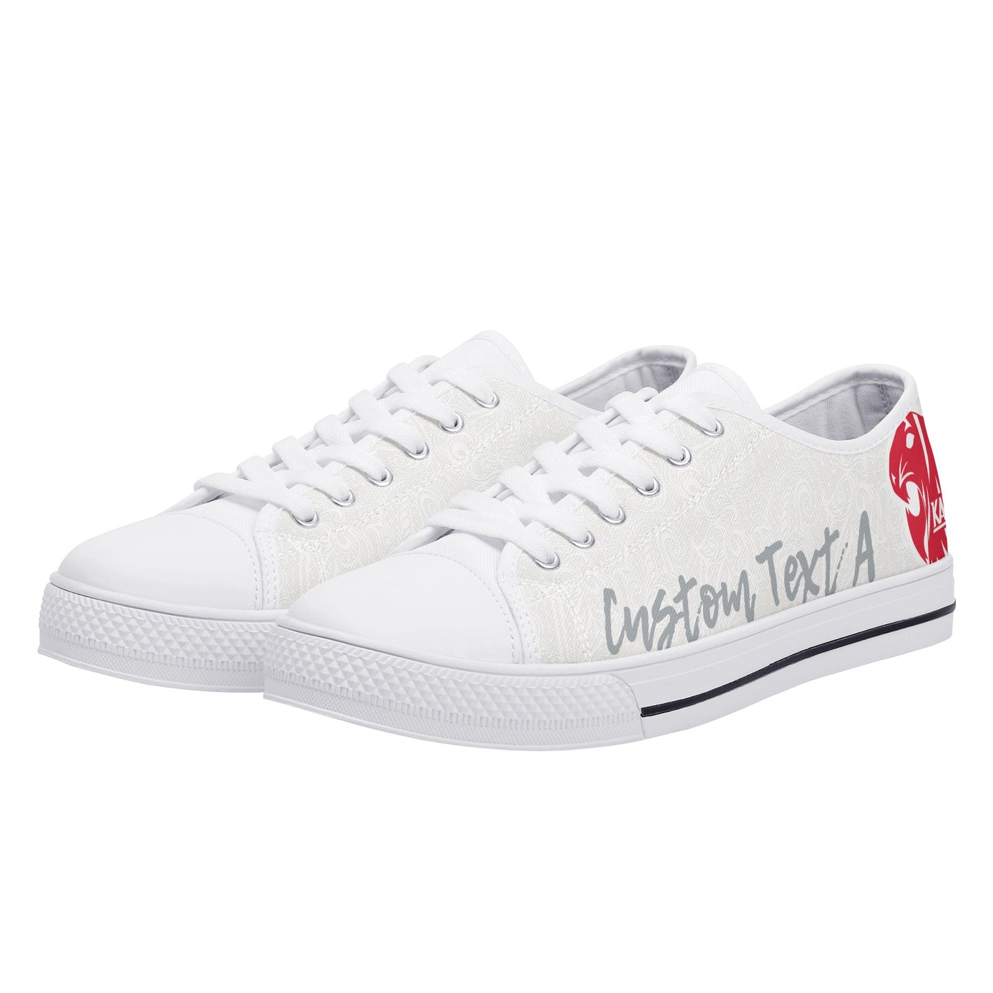 KHS - Womens Lightweight Low Top Canvas Shoes, Three Color Options