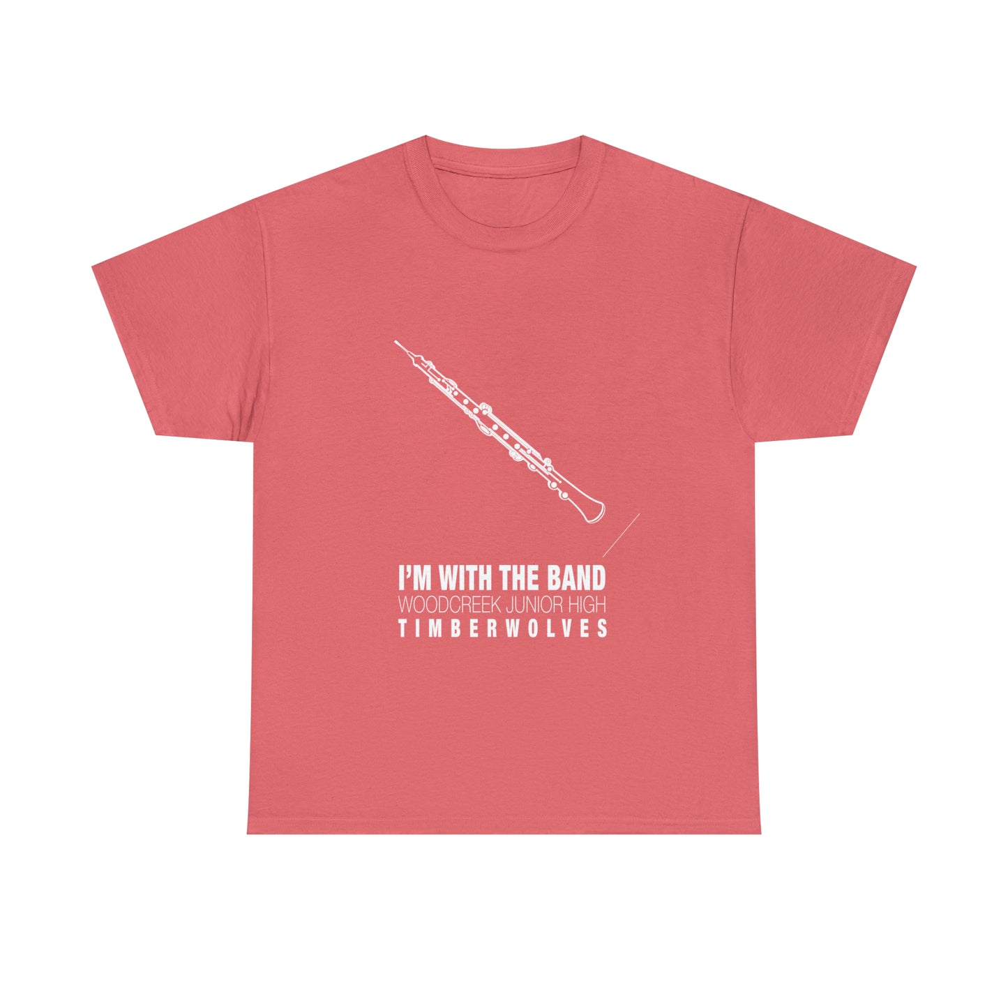 WCJH - I'M WITH THE BAND Adult Oboe Tee (13 color options)