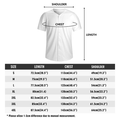 JHS - White Baseball Jersey