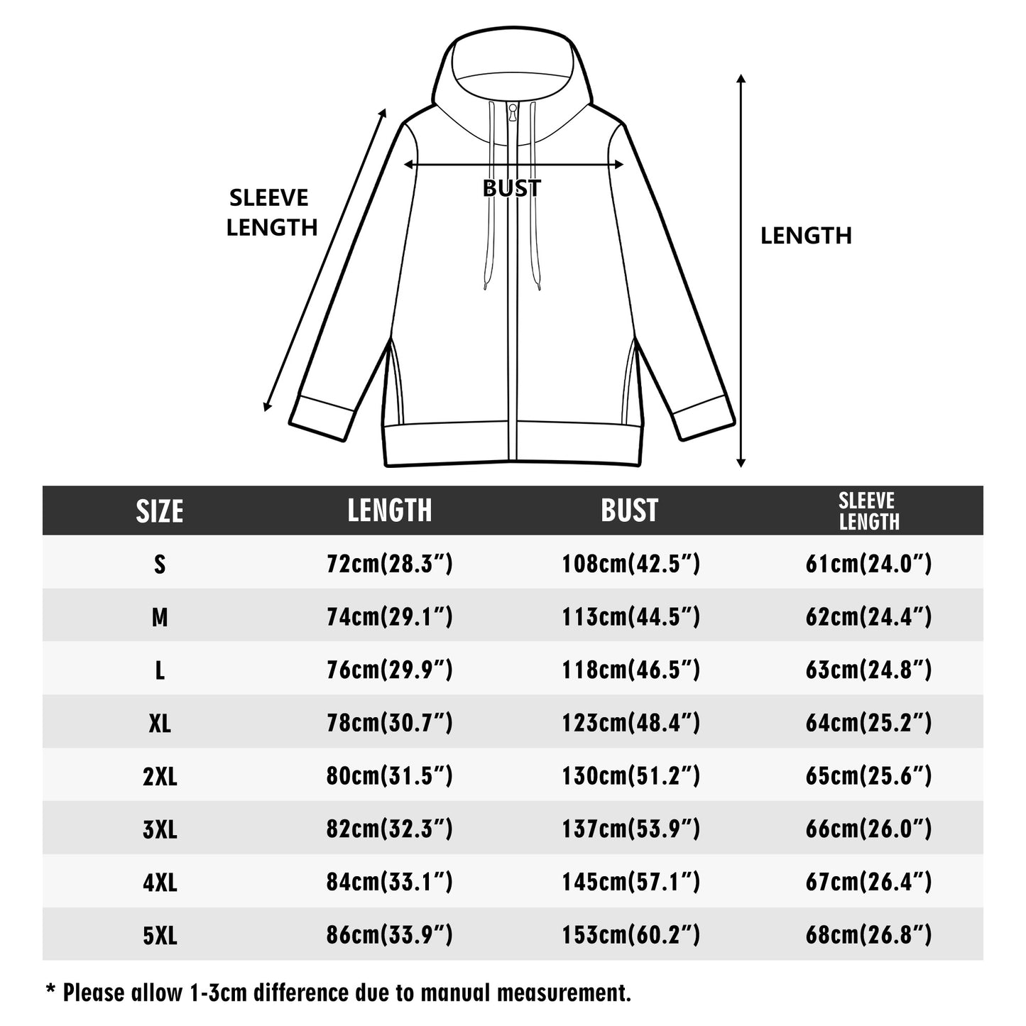 KHS - Adult Zip-Up Turtleneck Hoodie, Six Color Options