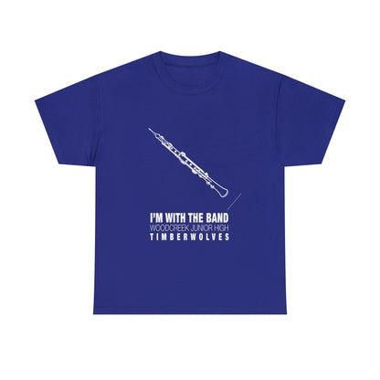 WCJH - I'M WITH THE BAND Adult Oboe Tee (13 color options)